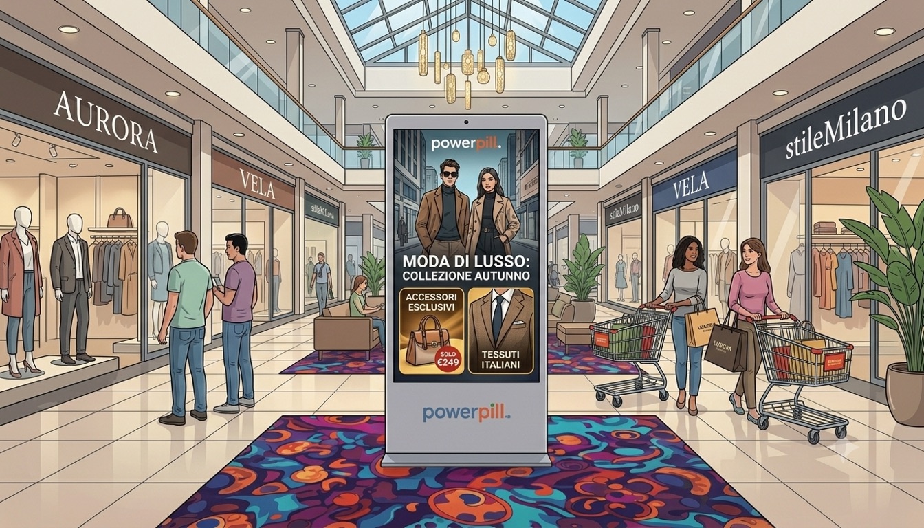 Stazione Powerpill al centro commerciale