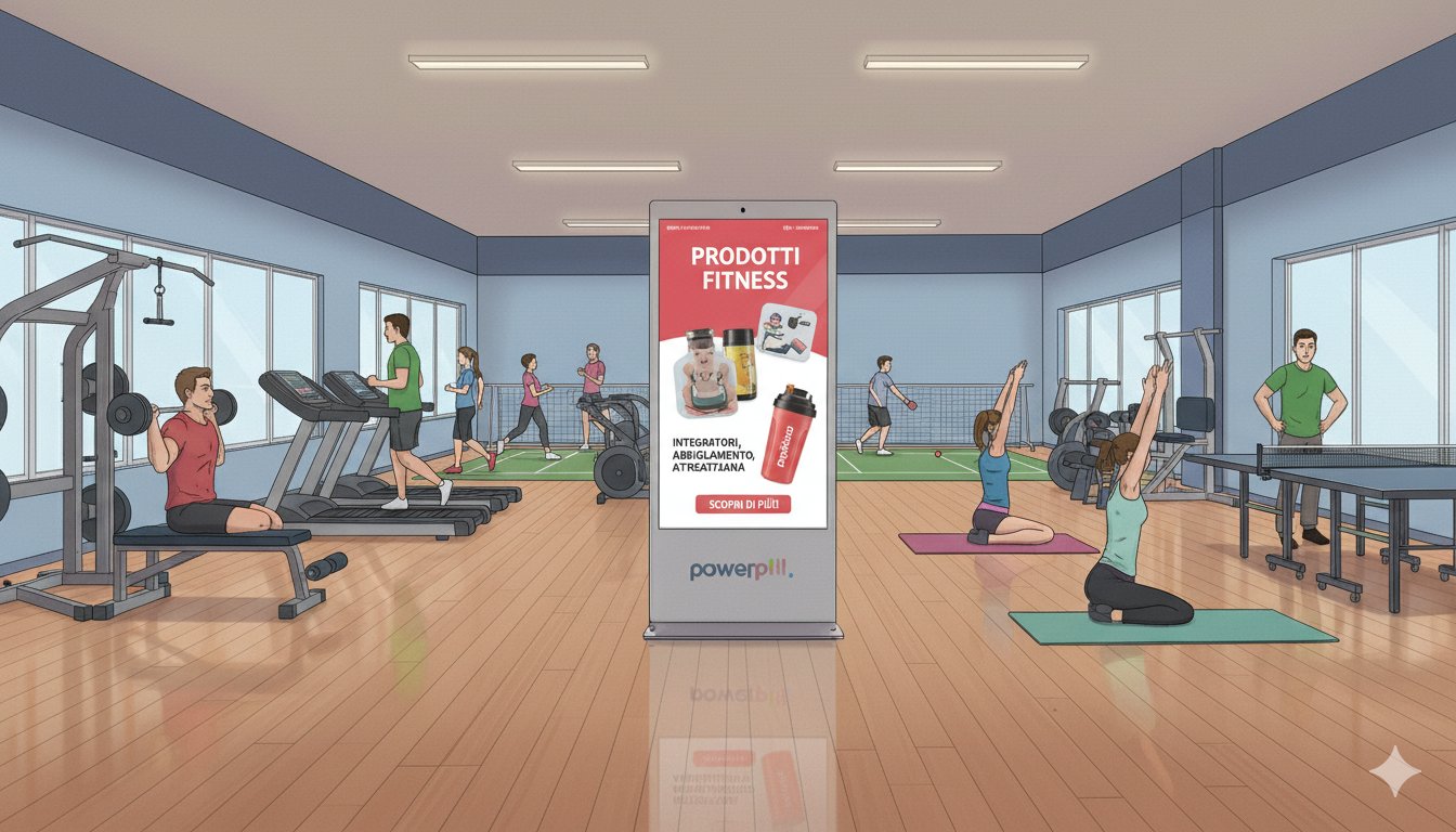 Stazione Powerpill in palestra